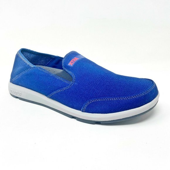 XtraTuf Yellowtail Royal Blue Mens Slip Resistant Canvas Shoes XMH 200 - Picture 2 of 5